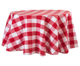 Round Tablecloth - Plaid Tablecloths
