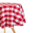 Round Tablecloth - Plaid Tablecloths