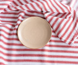 Red Striped Cotton Tablecloth - Rectangle Tablecloth