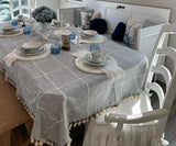 Tassel Tablecloth - Bohemian Tablecloth