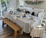 Tassel Tablecloth - Bohemian Tablecloth