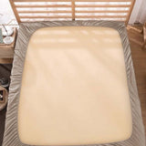 400TC Sateen Solid Cotton Fitted Sheet