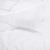 400TC Double Embroidery Cotton Sateen Solid Bedding Bundle