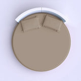 400TC Sateen Solid Cotton Round Fitted Sheet