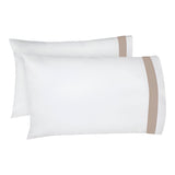 400TC Border Frame Cotton Sateen Pillowcases (Set Of 2)