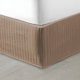 400TC Cotton Vertical Quilted Tailored Bed skirt