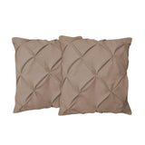 400TC Cotton Pintuck Sateen Solid Euro Sham
