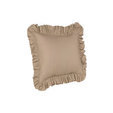400TC Sateen Solid Cotton Ruffle Euro Sham