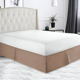 400TC Sateen Solid Cotton Tailored Bed Skirt