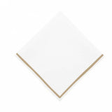 Single Embroidery Border Linen Napkins (Set of 4)