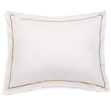 400TC Single Embroidery Sateen Solid Cotton Round Duvet Cover Set