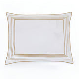 Smart Border 400TC Cotton Embroidery Sateen Solid Pillow Sham