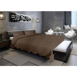 Wavy Textured Knitted Cotton Coverlet