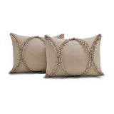 400TC Cotton Sateen Solid Textured Ruffle Bedspread Set