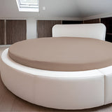 400TC Sateen Solid Cotton Round Sheet Set