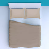400TC Luxurious Single Embroidery Sateen Solid Cotton Sheet Set