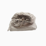 400TC Luxurious Double Embroidery Sateen Solid Cotton Fitted Sheet