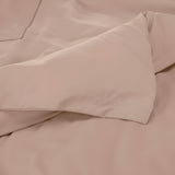 400TC Cotton Luxurious Single Embroidery Sateen Solid Duvet Cover Set