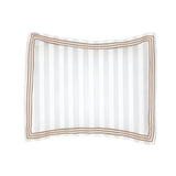 400TC Cotton Sateen Triple Edge Embroidery Stripe Duvet Cover Set
