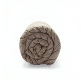 400TC Sateen Solid Cotton Round Duvet Cover Set