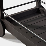 TAVOLA ALUMINUM Slatted Bar Cart