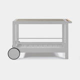 TAVOLA ALUMINUM Stone Bar Cart
