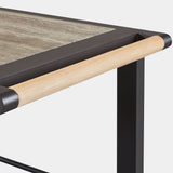 TAVOLA ALUMINUM Stone Bar Cart