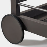 TAVOLA ALUMINUM Stone Bar Cart