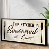 Kitchen Seasoned With Love Sign lll