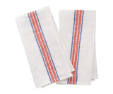 Striped Linen Tea Towels - Set of 2