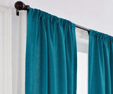 Teal Curtains