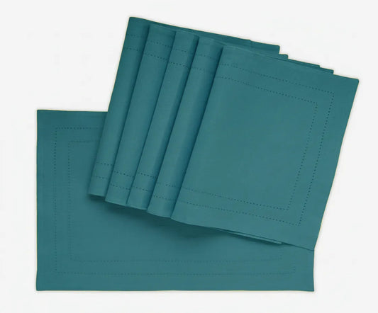 Teal Colored Placemats - Rectangle