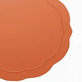 Oval Cloth Placemats - Terracotta