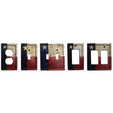Texas Double Rocker Wall Switch Plate, 4 MOQ