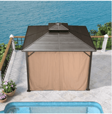 The Privacy Curtain for  10' X 10' / 10' X 12' Hardtop Gazebo