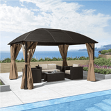 The Privacy Curtain for  10' X 10' / 10' X 12' Hardtop Gazebo