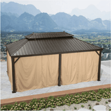 The Privacy Curtain for Hardtop Gazebo
