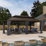 The Privacy Curtain for Hardtop Gazebo