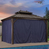The Privacy Curtain for Hardtop Gazebo
