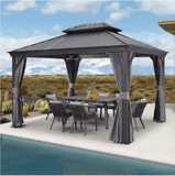 The Privacy Curtain for Hardtop Gazebo