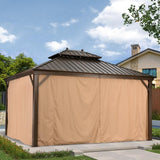 The Privacy Curtain for Hardtop Gazebo