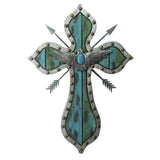 Thunderbird Arrow Turquoise Cross Wall Art, 4 MOQ