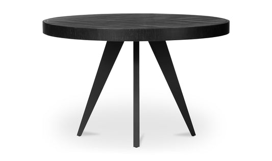 Parq Round Dining Table Black
