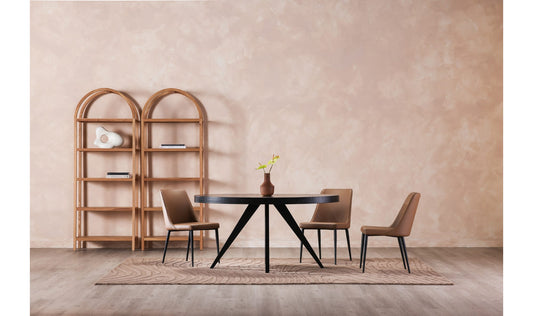Parq Oval Dining Table Black