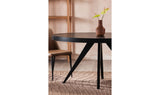 Parq Oval Dining Table Black