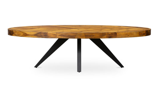 Parq Oval Coffee Table Amber