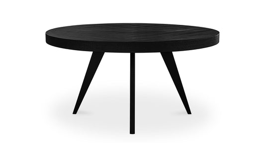 Parq 60 Inch Round Dining Table Black