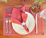 Burnt Orange Cloth Napkins
