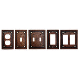 Tooled Resin Double Rocker Wall Switch Plate, 4 MOQ