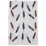 Tossed Feather Southwestern Tea Towel, Set of 5, 2 MOQ